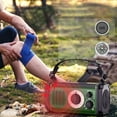 thumbnail image 4 of Generic Emergency Weather 10000Mah Portable Battery Hand Crank Am/Fm Type C Phone Charger Flashlight Reading Lamp Alert，Integrated Device: + Flashlight + Mobile Power Christmas Decorations, 4 of 9