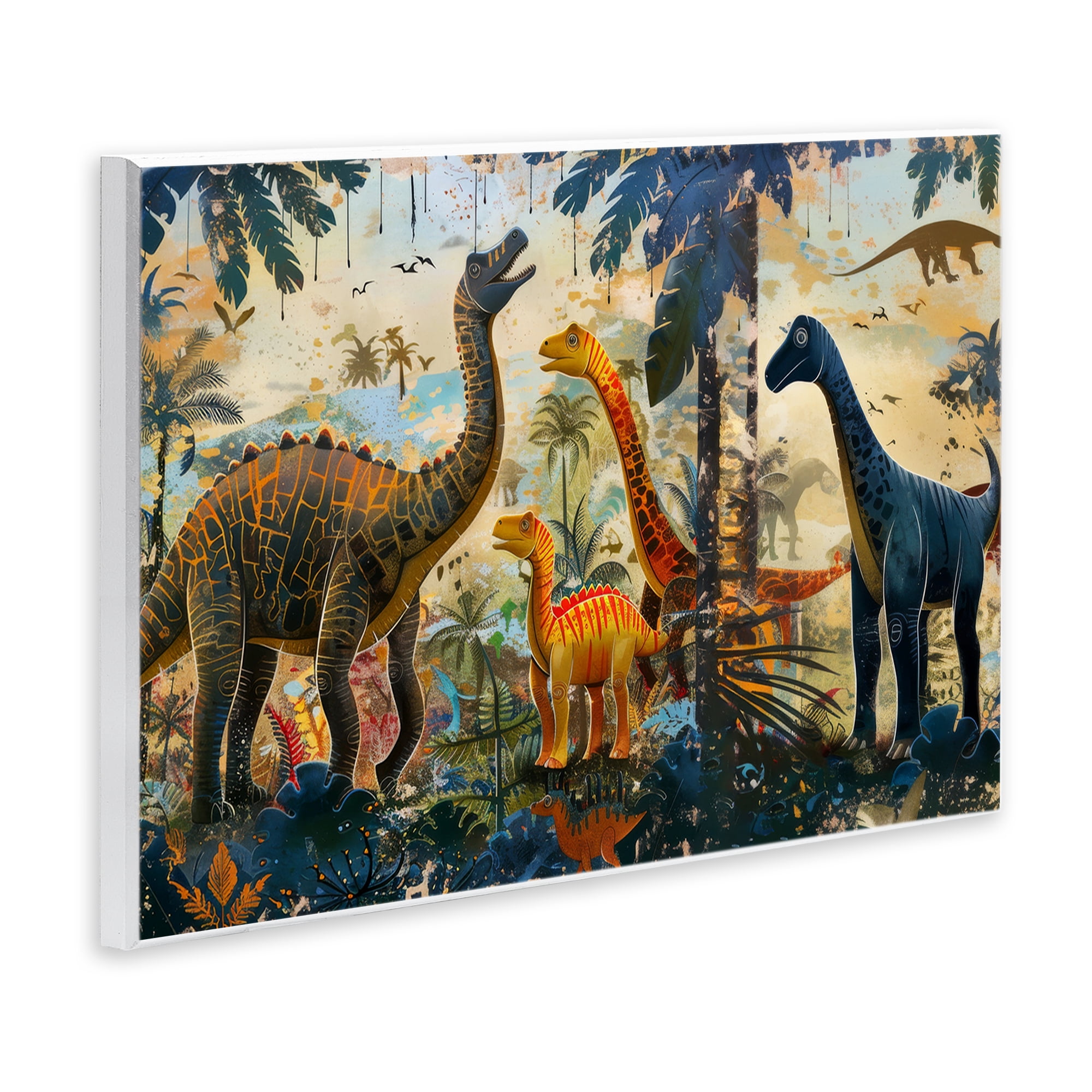 Stupell Industries Jurassic Journey in Nature Wall Plaque Art, design by Lazar Studio
