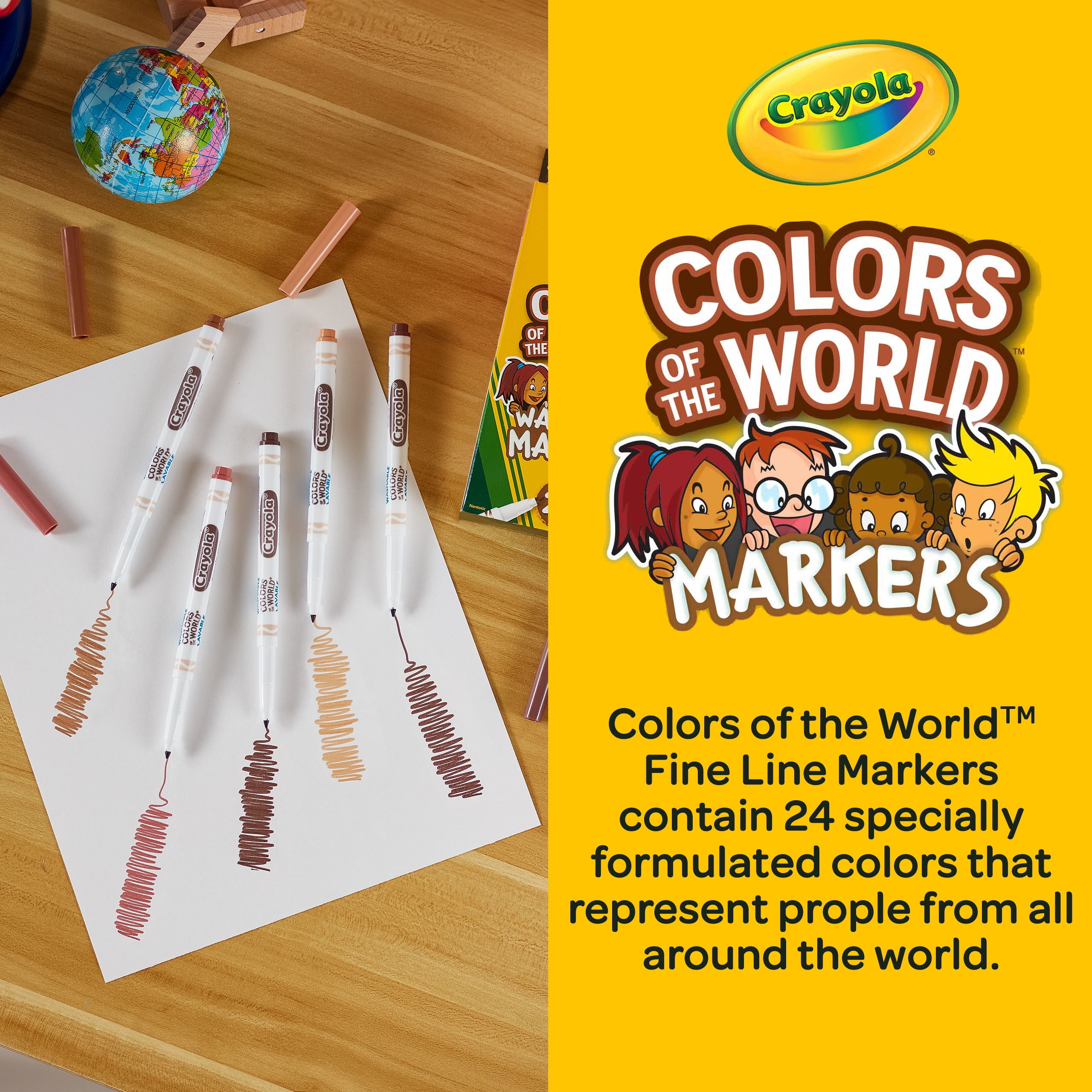 ANOTHER Crayola SKIN TONE Set? (Colors of the World Markers Review) - Ko-fi  ❤️ Where creators get support from fans through donations, memberships,  shop sales and more! The original 'Buy Me a