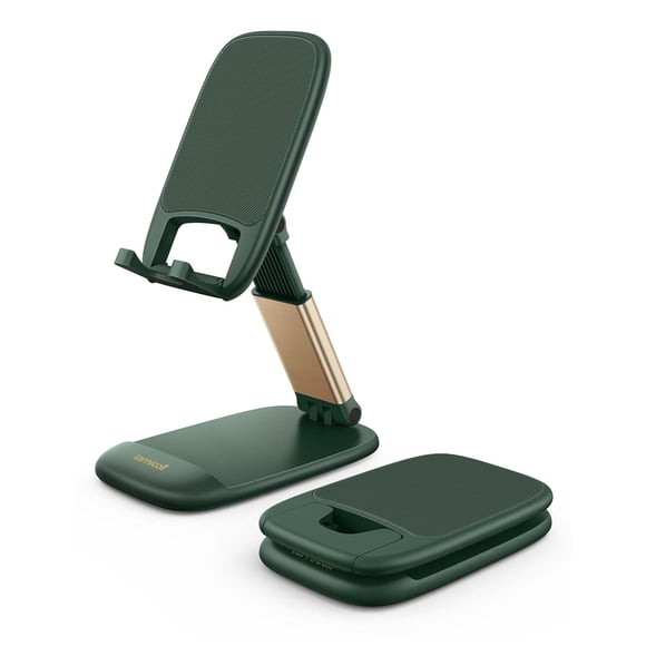 Soporte para teléfono Lamicall Green, escritorio de oficina, soporte para iPhone, acrílico