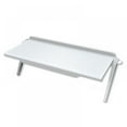 thumbnail image 1 of Cable Box Shelf for Wall Mounted TV, TV Top Shelf Mount on Desktop Computer Monitor to Hold Cable Boxes, Media Boxes, Game Console, White, L, 1 of 8