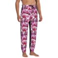thumbnail image 4 of Xecao Orchids Flowers Print Active Tech Joggers for Men, Mens Sweatpants Lounge Pants with Pockets-Medium, 4 of 5