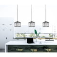 thumbnail image 6 of CWI Lighting Alethia 1 Light Drum Shade Contemporary Metal Pendant in Black, 6 of 6