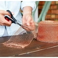 thumbnail image 2 of Copper Mesh,5" X 66 Feet,100% Pure Copper Mesh Roll Knit Copper Mesh,Gap Blocker for Building Hole,Protect Saplings&Seeds,Barbecue Grill Clean,Fill Fabric DIY (copper-20M), 2 of 7