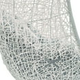 thumbnail image 6 of Modway Hide Fabric Outdoor Patio Swing Chair without Stand in White/Gray, 6 of 6