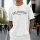 thumbnail image 2 of Camiseta oversize de verano para hombre - Cuello redondo y manga corta con estampado urbano - Camiseta deportiva holgada e informal, 2 of 4