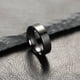 thumbnail image 1 of Anillo de acero inoxidable, joyería, bola interior, exterior, plana, personalidad, anillo de pareja de acero de titanio brillante, nicho femenino, 1 of 5