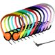 thumbnail image 1 of Ladont Paquete de 10 auriculares para niños a granel para el aula escolar, auriculares con cable multicolor para niños, estudiantes, niños, conector de 3,5 mm (paquete de 10), 1 of 5