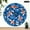 10x10in, variant on Patifu 10 Inch Wooden Wall Clock Four Koi Fish Swimming In Circle Silent Sweep Movement 12x12in
