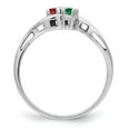 thumbnail image 3 of Sterling Silver Rhodium-plated Family Jewelry Mounting QXMR86/2SSM-6, 3 of 5