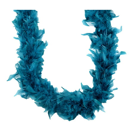 Costume Accessories Touch of Nature Chandelle Teal Turkey Feathered Boa