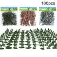 thumbnail image 2 of 100Pcs Mini Classic Soldiers Figures Models Playset Desk Decor Kids Toy Gift, 2 of 11