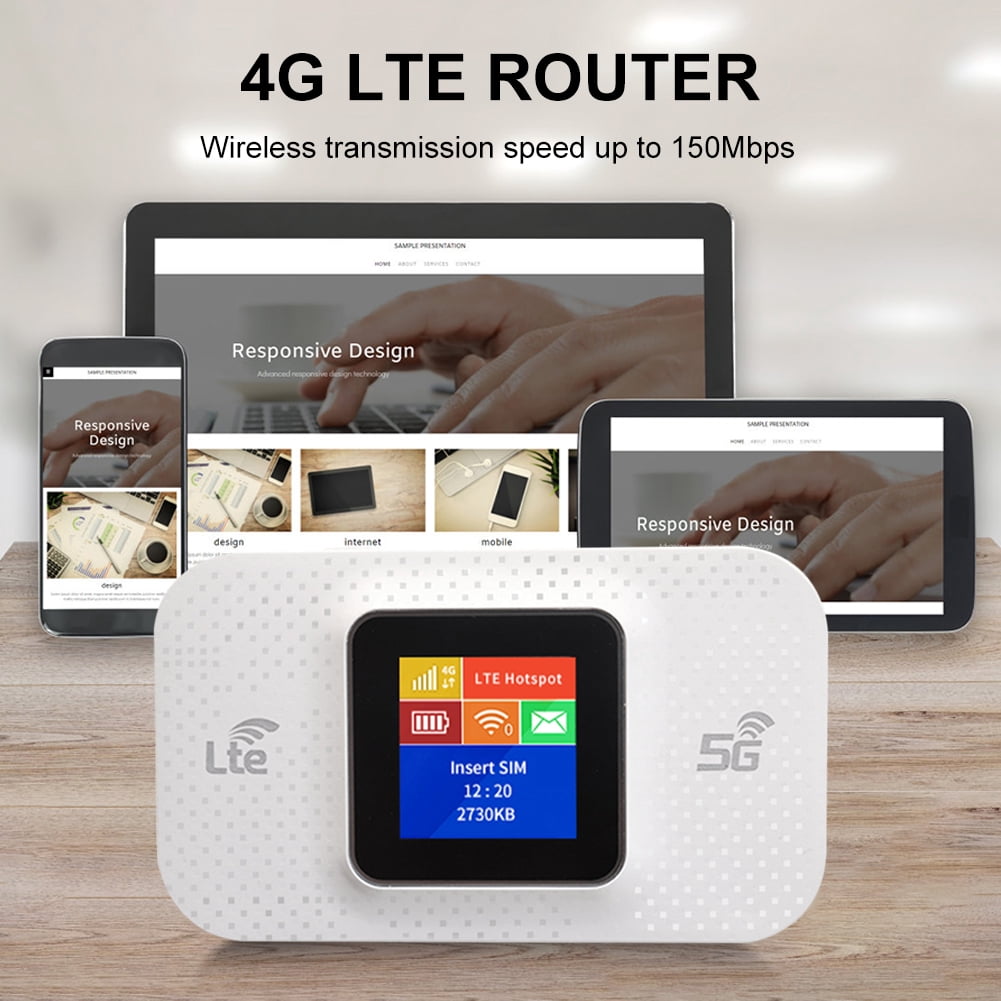 SunyaMood 150 Mbps 4G LTE Wi-Fi Sim Card Router