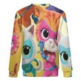 thumbnail image 5 of Super Kitties Kids' Sweater Cozy Thick Pullover Crewneck Jumper Long Sleeve Soft Warm Outfit L, 5 of 7