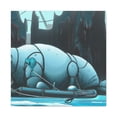 thumbnail image 1 of Walrus at Midnight Bliss - Canvas, 1 of 10