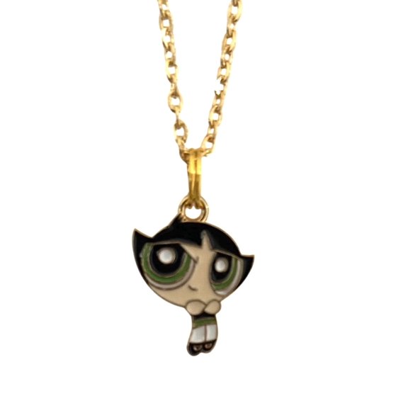 Buttercup Cartoon Necklace Character Pendant