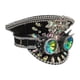 thumbnail image 2 of Tocado Tocado Decoración Sombrero Discoteca Lentejuelas Brillantes con Gafas Gorra Gótica para Negro, 2 of 9