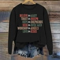 thumbnail image 2 of Women's Pullover Hoodie Letter Print Round Neck Top Soft Comfortable Casual Long Sleeve Sweatshirt For Fall Winter Fashion, 2 of 2
