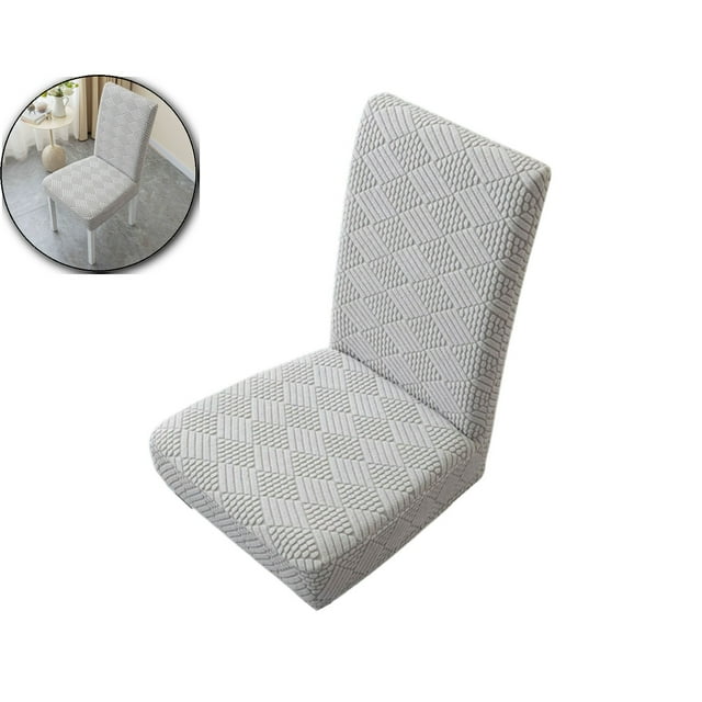 Dvruxg Housse de Chaise de Salle à Manger, Housse de Canapé Détachable, Housse de Chaise Rétractable, Housses de Chaise de Salle à Manger, Anti-Rayures de Chat, Lavable, Taille Régulière, pour Cuisine, Hôtel, Banquet