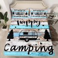 thumbnail image 2 of Castle Fairy Teens Camping Car Full Size Sheets 4-Piece,Adventure Theme Breathable Bed Sheets,Lodge Cabin Lightweight Sheet Sets,Breathable Home Decor, 2 of 7