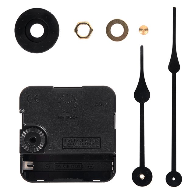 Muyoka Kit de mecanismo de movimiento de reloj de cuarzo para reemplazo de piezas de reparación de batería DIY Muyoka Hogar