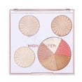 thumbnail image 3 of Poudre de Maquillage Highlighter Capacity High Gloss Pommes de Terre Compacte Pailletée Naturelle, 3 of 8