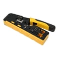 thumbnail image 4 of ZOUSSIQI Ratcheting Modular Data Cable Crimper 6P 8P Multifunctional Wire Stripper for RJ11 RJ12 Standard RJ45 Pass Thru Connectors EL225#74136, 4 of 9