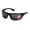 Gloss Black, variant on Large Bifocal Sport Sunglasses - High Performance Protective Safety Glasses - Sun Reader Ansi Z87.1 Certified