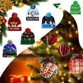 thumbnail image 5 of HESHENG Christmas LED Hat Xmas Glowing Knitted Beanie Battery Powered LIght Up Cap for Adults and Kids, Lake Blue, 5 of 8