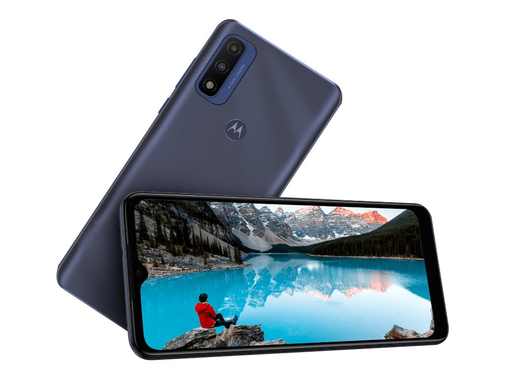 Motorola Moto G Pure - 4G smartphone - RAM 3 GB / Internal Memory 32 GB - microSD slot - LCD display - 6.5" - 1600 x 720 pixels - 2x rear cameras 13 MP, 2 MP - front camera 5 MP - T-Mobile - deep Indigo