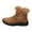 Brown, variant on Ankle Boots for Women Winter Fashion Snow Boots with Thick Zipper and Metal Buckle for Warmth and Comfort Pu 37 Size