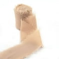 thumbnail image 1 of Edged Chiffon Ribbon Silk-Like Ribbons Wedding Invitation Bouquet Fabric Ribbons 4cmx5m Christmas Decoration Gift Wrapping, 1 of 7