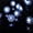 Cool White, variant on Morttic Lotus Solar String Lights Outdoor,16.4FT 20LEDs Waterproof Lotus Flower Fairy Twinkle String Lights for Home Garden Christmas Festival Holiday Decor (Multicolor)
