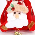 thumbnail image 4 of Xihbxyly La Mejor Oferta Nuevas Decoraciones Navideñas Noche Buena Divertida Bolsa de Mano y Cordón Bolsa de Manzanas de Papá Noel para Jardín de Infantes y Escuela, 4 of 6