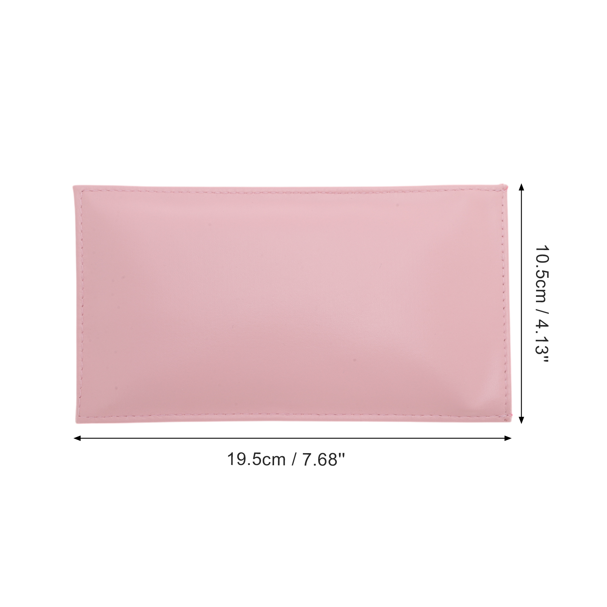 Unique Bargains Solid Eyeglasses Bag Portable Eyeglasses Storage 1 Pc Pink