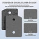 thumbnail image 2 of 4 Pack Plinth Filter for Miele T1 Dryer, 9164761 Heat Pump Tumble Dryer Filter Toe-Kick Lint Filter Foam Sponge, 2 of 5