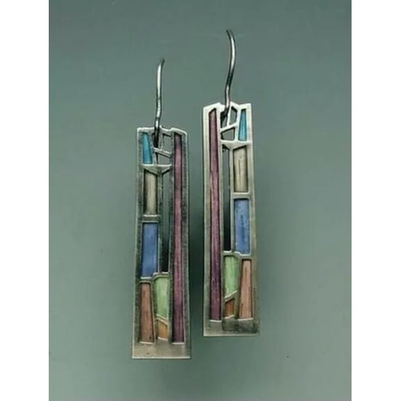 HOOUN Vintage Zirconia 925 Silver,Gold Hook Stud Dangle Drop Earrings Women Jewelry-Multi-Color