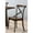 Dark Oak, variant on Round Leg Table with 2 Drop Leaves and Storage Compartment / Good for Patio Dining (Covered