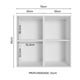 thumbnail image 2 of Alacena Gabinete Superior Cocina Madesa Reims 70cm BB 02, 2 of 5