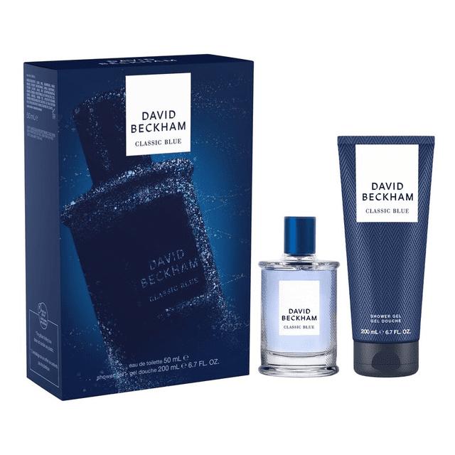 David Beckham - Coffret Cadeau Eau de Toilette Classique Bleue (50 ml) et Gel Douche (200 ml)