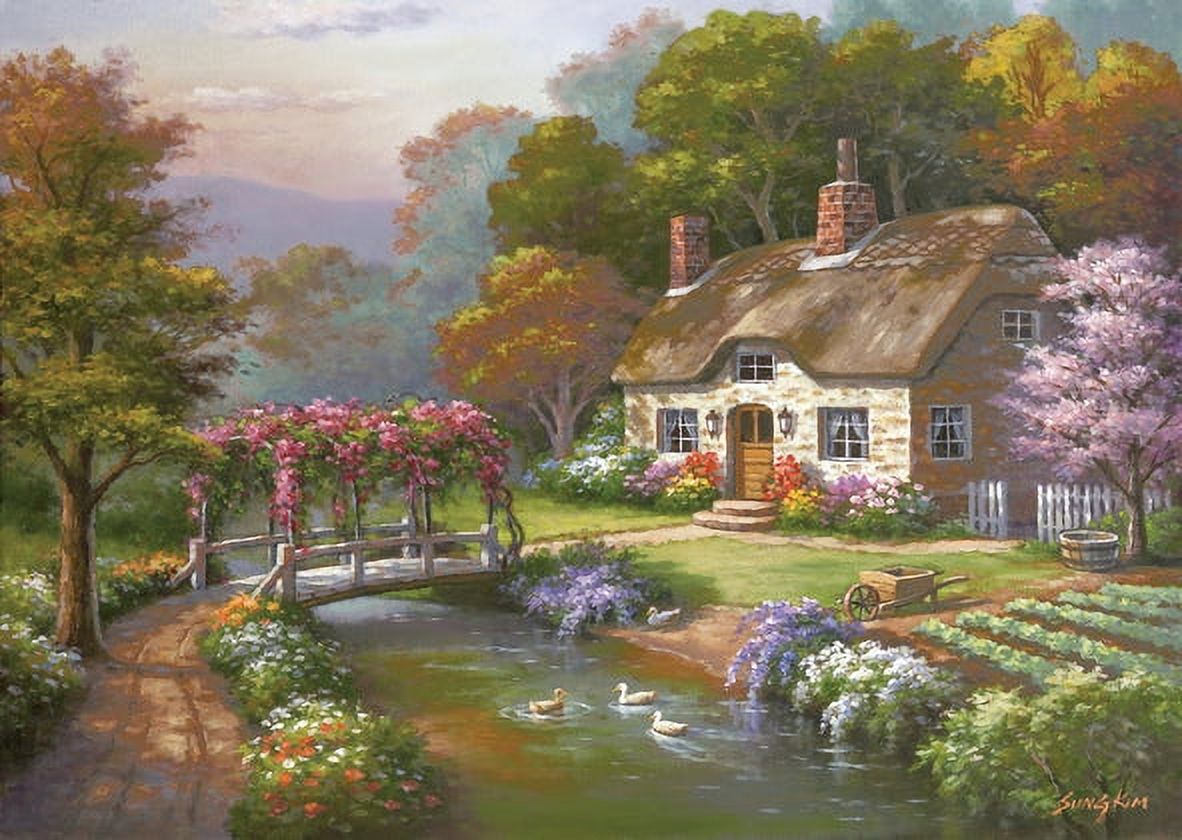 Anatolian Puzzle - Rose Cottage, 3000 Piece Jigsaw Puzzle #4917
