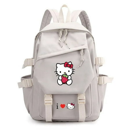 Sanrio Hello Kitty Kawaii Women Bagpack Teenagers Travel Backpack Girls Kids School Book Bags Mochila Escolar