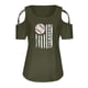 thumbnail image 4 of Camiseta estampada con estilo para mujer, blusa de manga corta, cuello redondo, camisetas informales OAVQHLG3B Store lin121212, 4 of 4