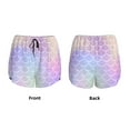 thumbnail image 5 of Haiem Fish Scale1 Women's 2 in 1 Running Shorts - Lightweight Athletic Workout Gym Yoga Breathable Sports Shorts Liner with Phone Pockets-Large, 5 of 9