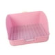 thumbnail image 5 of Caja de arena para conejos, bandeja para orinar, jaula antisalpicaduras, inodoro, caja de cama para Rosa, 5 of 8