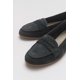 thumbnail image 4 of Dorothy - Mocasines de ante color carbón oscuro gris 22 CM, 4 of 5