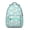 Greenish-blue-13, variant on Boho Waterproof School Backpack for Teens - Ergonomic Student Bookbag with Spinal Support, Vintage Floral Tribal Folk Style, Lightweight Durable Daypack for College Commuters