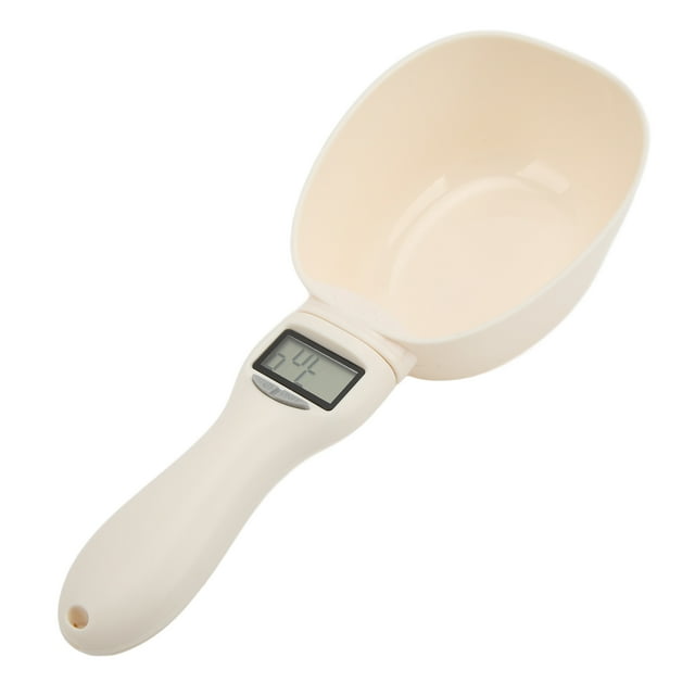 Taza medidora de comida para perros con cuchara medidora Digital para alimentos para mascotas con pantalla LCD para medir alimentos para mascotas