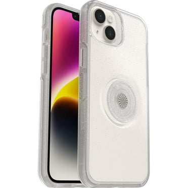 OtterBox   Pop Symmetry Series Slim Case for iPhone 14 Plus with PopSockets PopGrip, Stardust