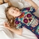 thumbnail image 5 of Balery Dead Day Party Conjunto de Pijama Infantil de Manga Corta con Estampado – Ropa de Dormir de Algodón Suave-Small, 5 of 6